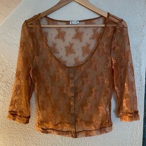 Free People Lace Top